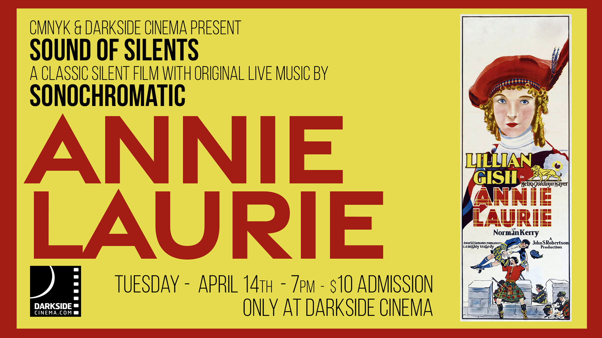 postr_2026Apr14 ANNIE LAURIE (1927) movie poster